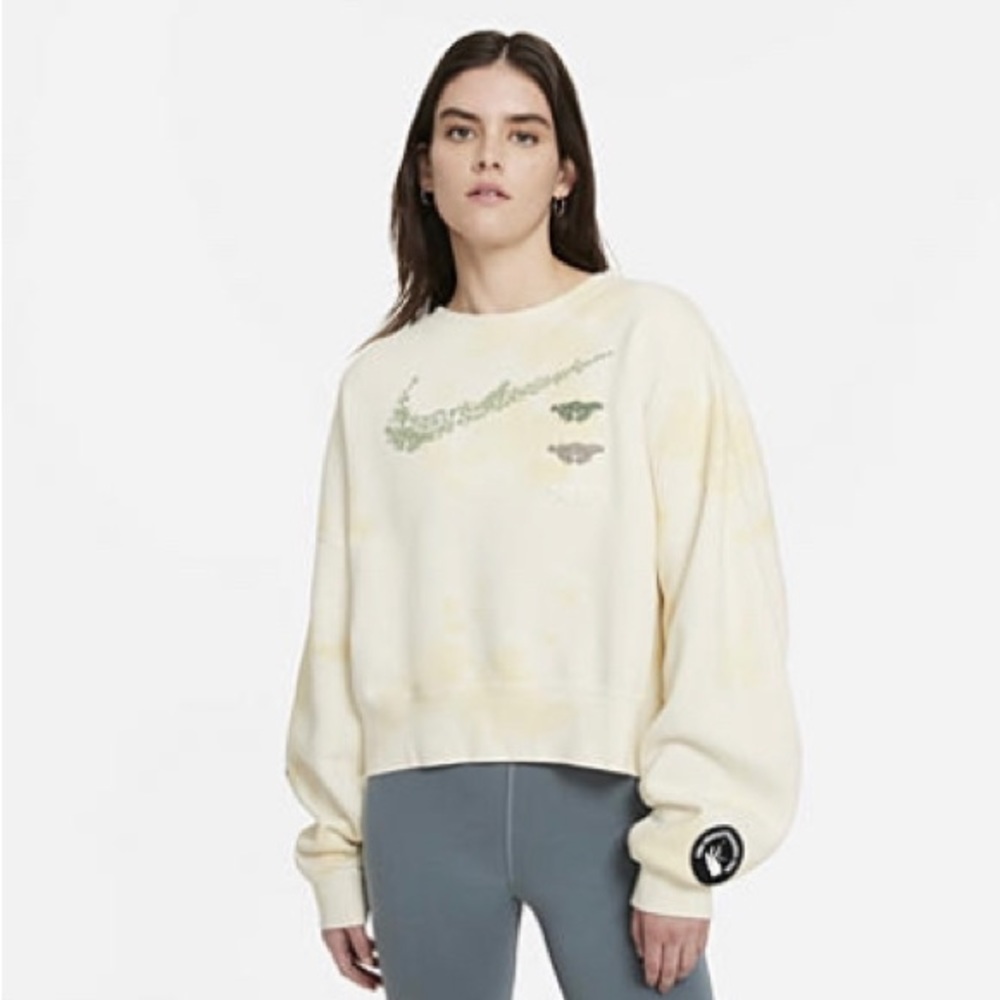 Nike Women’s Fleece Sweatshirt Sail [set up top]
